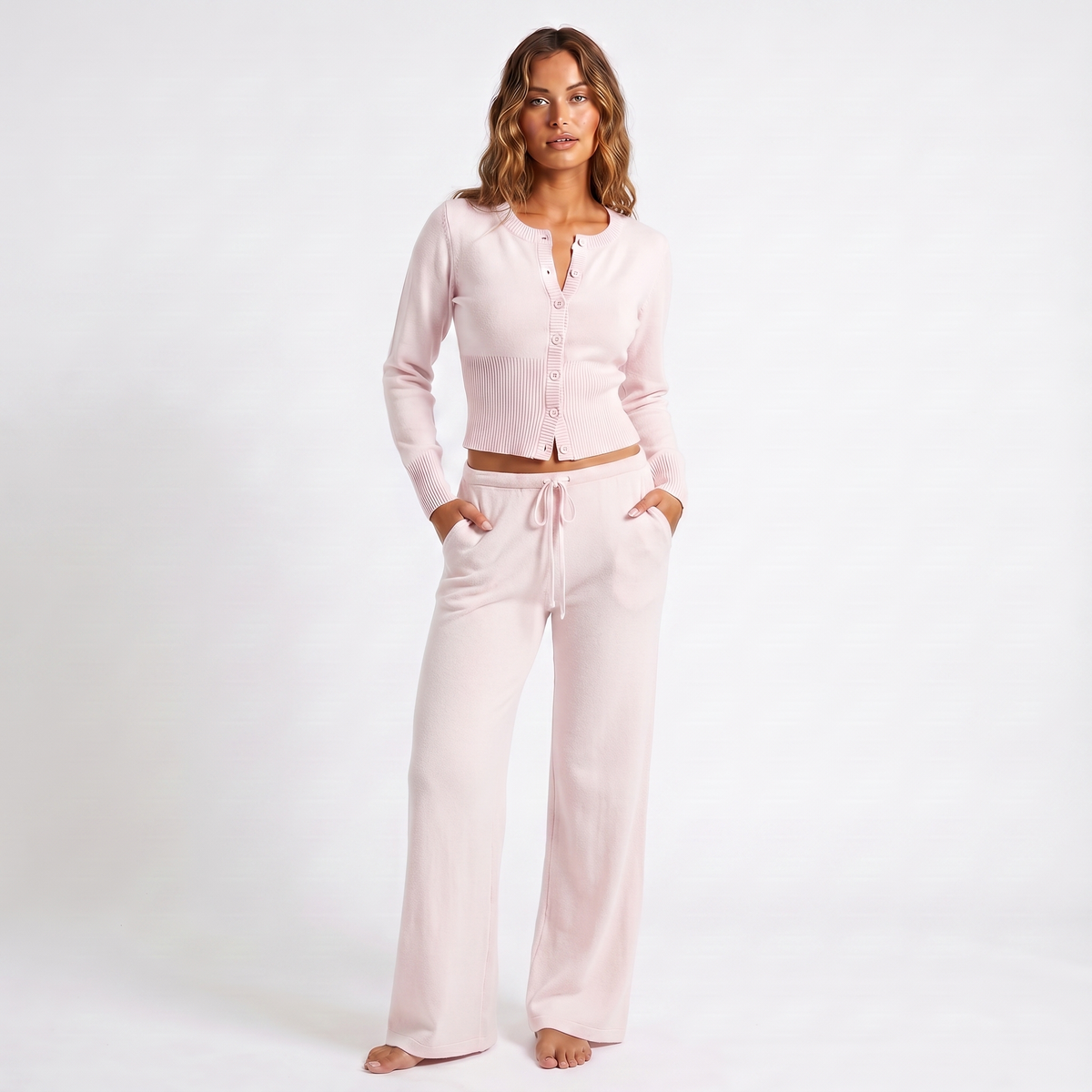 Women's Pure Knitted Two-Piece Set